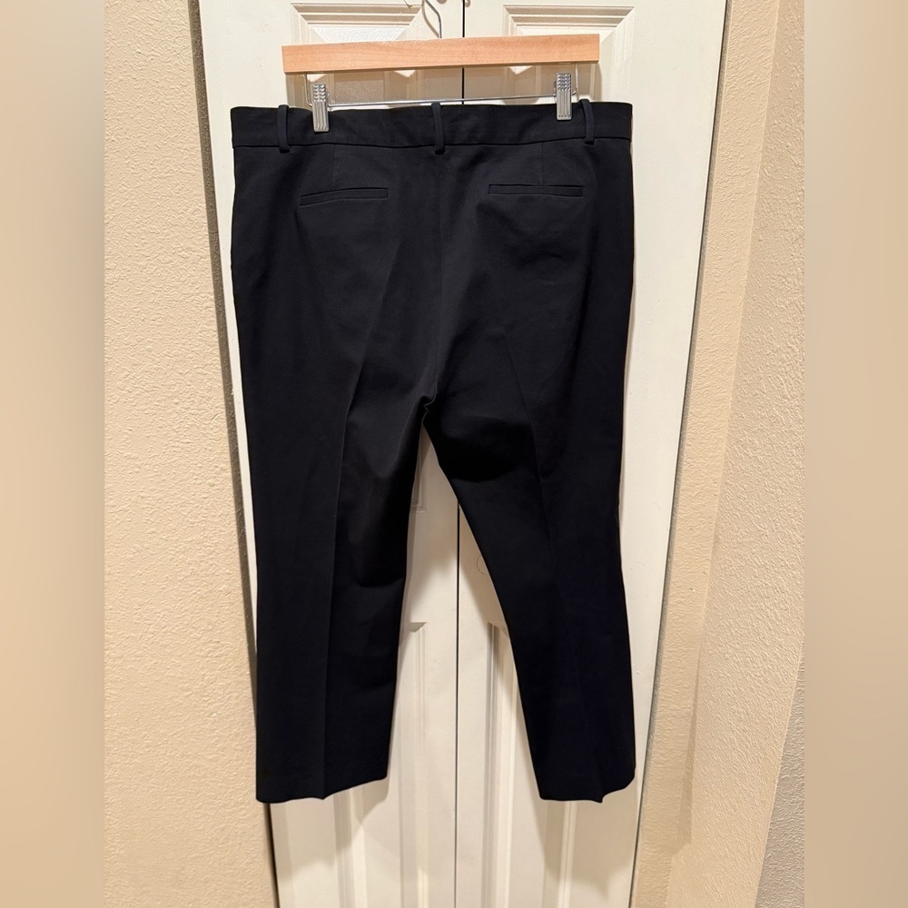 FRAME Le Crop Mini Boot Trousers Black Plus Size , size 16 - Picture 5 of 16